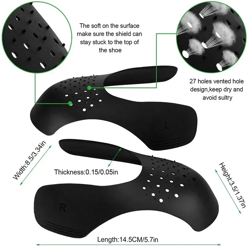 4Pcs Anti Crease Shoe Protecto - Crease Protector Toe recension och pris
