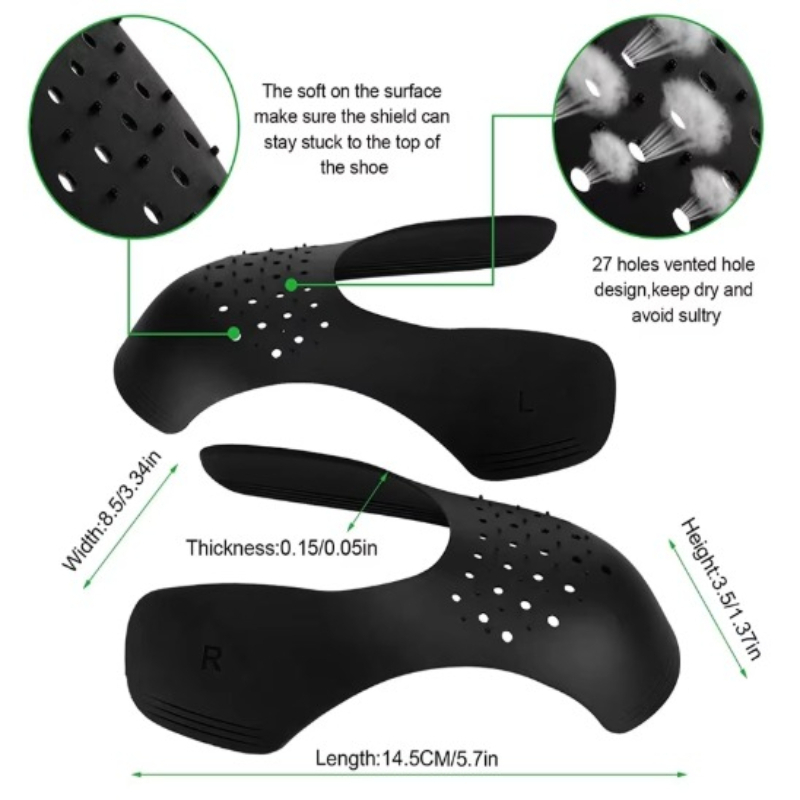 Sports shoe crease protection  - Crease Protector Toe recension och pris