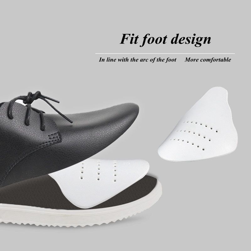 2Pcs Leather Shoe Toe Caps Sup - Crease Protector Toe recension och pris