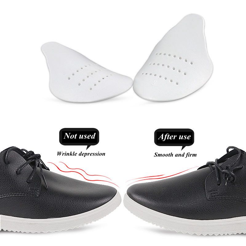 2Pcs Leather Shoe Toe Caps Sup - Crease Protector Toe recension och pris